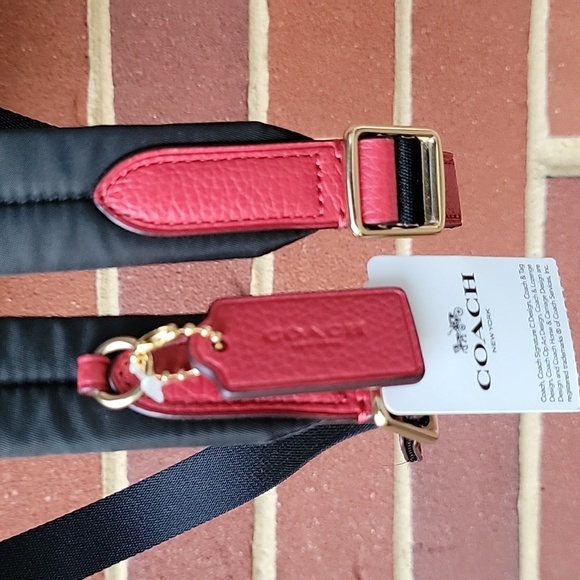 Coach Miniture Charlie Red Leather Backpack main image 11
